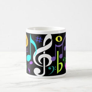 Musikalische Anmerkungs-Kaffee-Tasse Kaffeetasse