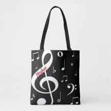 Musikalische Anmerkungs-Taschen-Tasche