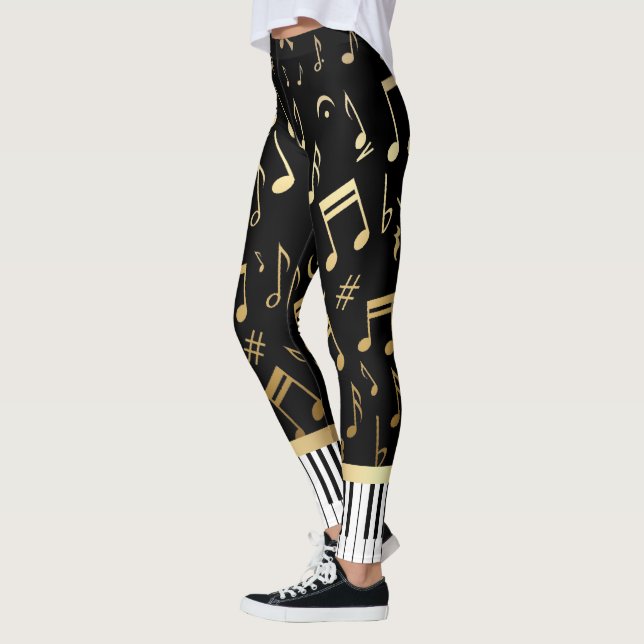 Musikalische Anmerkungs-und Leggings (Links)