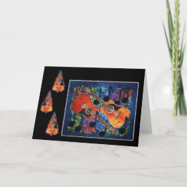 Musikalische Belustigung - Feiertagskarte