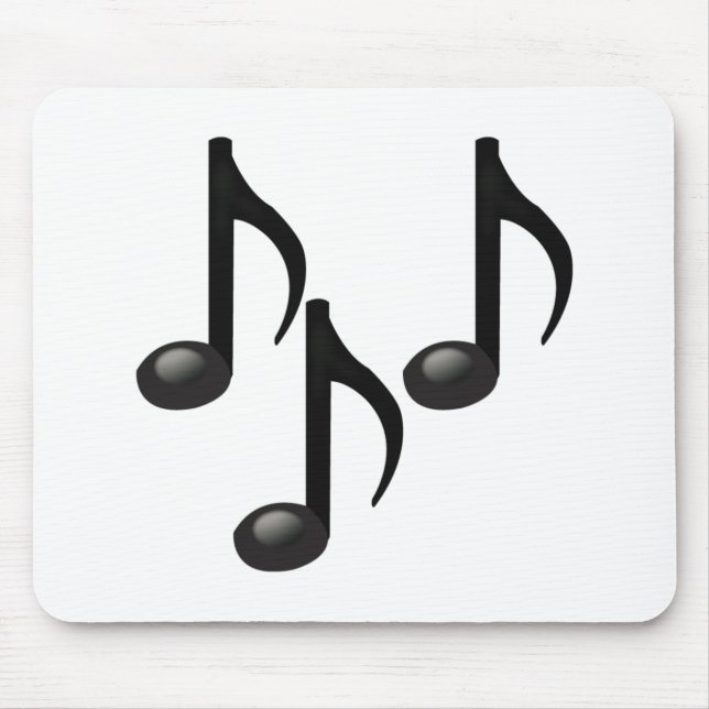 Musikalische Bemerkungen - Emoji Mousepad (Vorne)