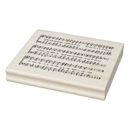 Musikalische Hinweise Gummistempel