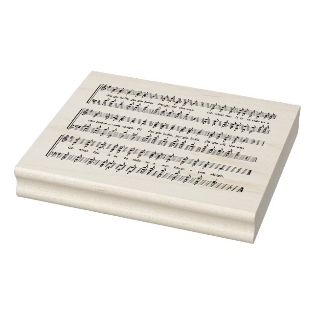 Musikalische Hinweise Gummistempel (Stempel)