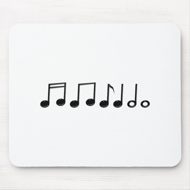 Musikalische Hinweise Mousepad (Vorne)