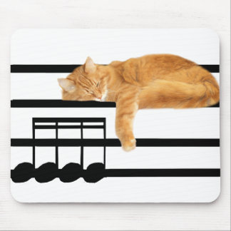 Musikalische Katze Mousepad