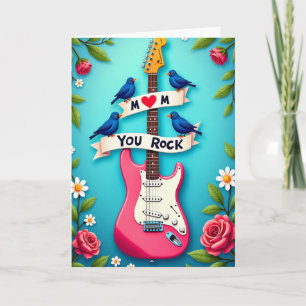 Musikalische Mama, du rockst Karte