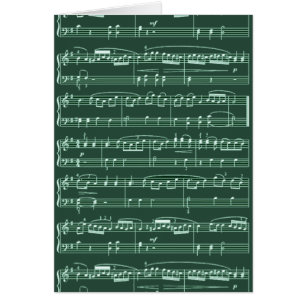 musikalische Note gemustert