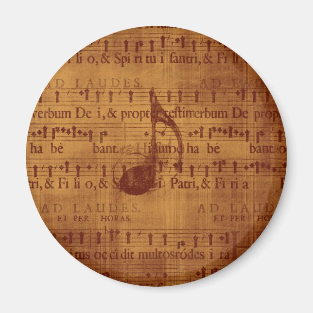 Musikalische Note Magnet (Vorne)