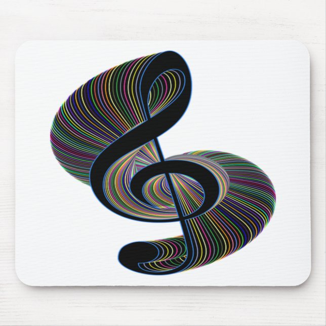 Musikalische Note Mousepad (Vorne)