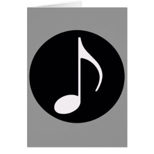 musikalische Note ~ schwarz
