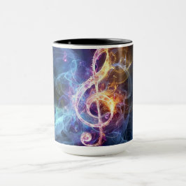 Musikalische Note: Treble Clef Tasse
