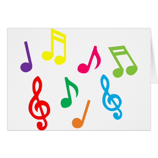 Musikalische Noten (Vorderseite (Horizontal))