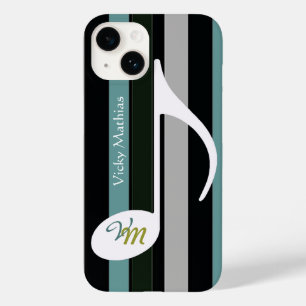 musikalische Notenstreifen personalisieren Case-Mate iPhone 14 Hülle