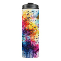 Musikalische Notizen Aquarellmalerei Art Grafik De