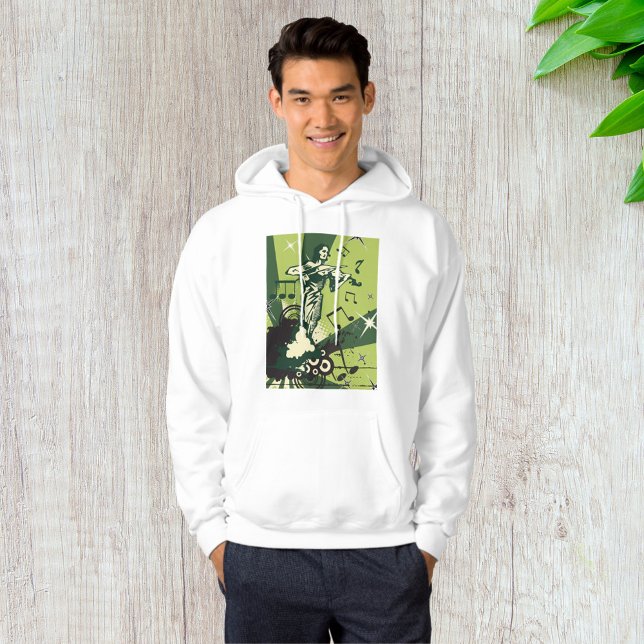 Musikalische Notizen für den Violinspieler Hoodie (Von Creator hochgeladen)