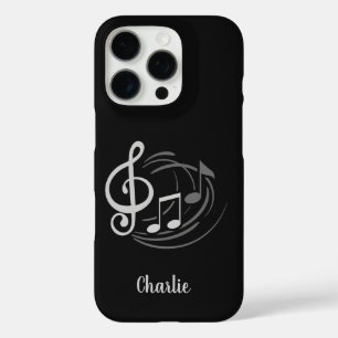 Musikalische Notizen individuelle Name Telefonfäll iPhone 16 Pro Hülle