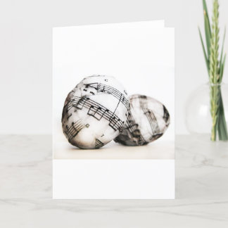 Musikalische Ostereier Feiertagskarte