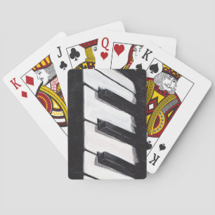 Musikalische Piano-Keyboard-Spielkarten Spielkarten