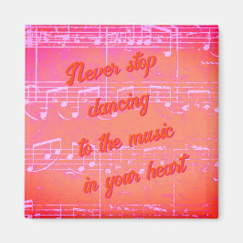 Musikalische Schritte - Mango Tango Magnet