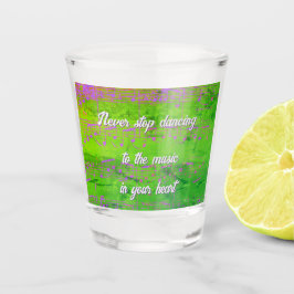 Musikalische Schritte - Neues Jazz-Shooting-Glas Schnapsglas
