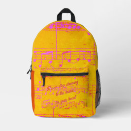 Musikalische Schritte - Rucksack für Citrus-Jam