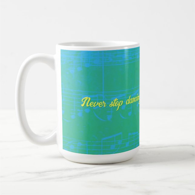 Musikalische Schritte - Tasse am Meer (Links)