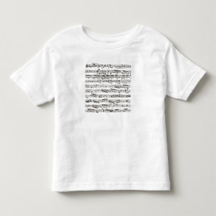 Musikalische Schwarzweiss-Anmerkungen Kleinkind T-shirt