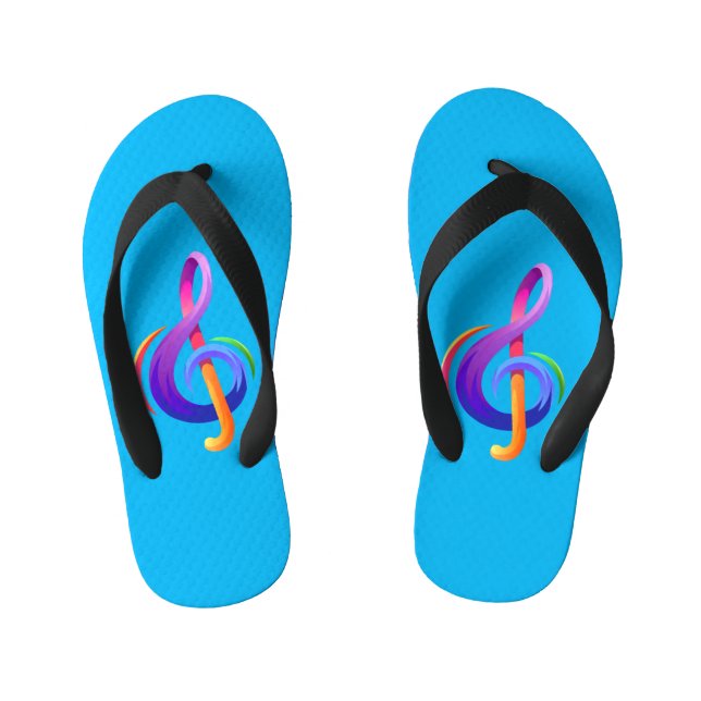 Musikalische Slippers für Musikfans Kinderbadesandalen (Fußbett)