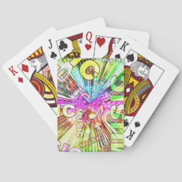 Musikalische themenorientierte Spielkarten