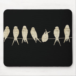 Musikalische Vögel Mousepad