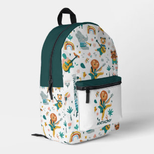 Musikalische Waldtiere Bedruckter Rucksack