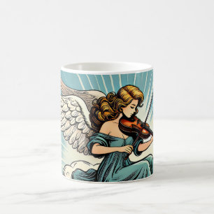 Musikalischer Engel mit Violine Kaffeetasse