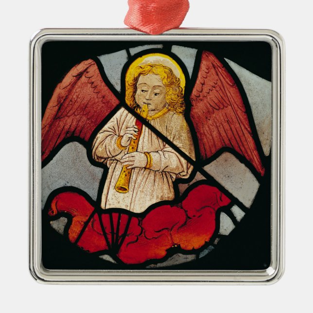 Musikalischer Engel Ornament Aus Metall (Vorne)