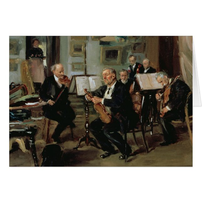 Musikalischer Evening, 1906 (Vorderseite (Horizontal))