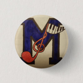 Musikalischer Knopf Button