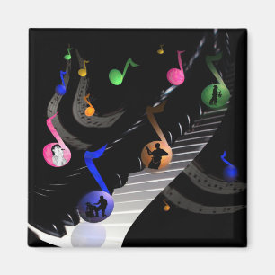 Musikalischer Magnet des Spaßes für Musikfreunde