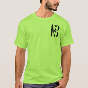 Musikalischer Schwarz-CClef T-Shirt