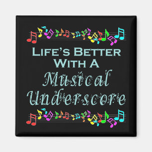 Musikalischer Unterstreichens-Magnet Magnet