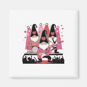 Musikalischer Valentins-Gnom Nd Bühnenliebe Gitarr Magnet
