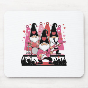 Musikalischer Valentins-Gnom Nd Bühnenliebe Gitarr Mousepad
