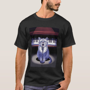 Musikalisches Kätzchen Superstar Katzen spielen Ke T-Shirt