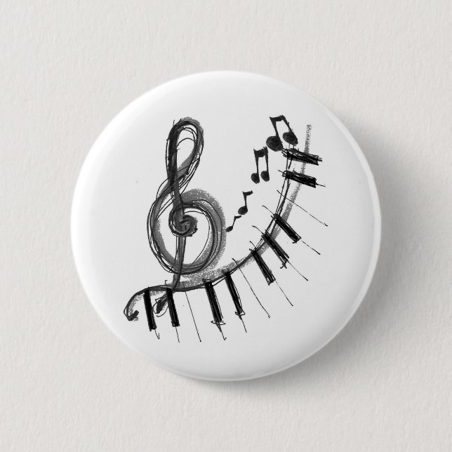 Musikalisches Klavier Button (Vorderseite)
