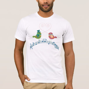 musikalisches Liebevogelt-shirt T-Shirt