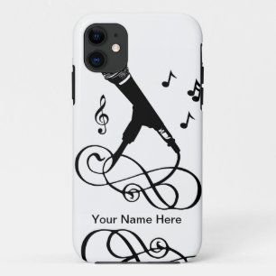 Musikalisches Musiker-Musikmikrofon des Sängers Case-Mate iPhone Hülle