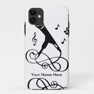Musikalisches Musiker-Musikmikrofon des Sängers Case-Mate iPhone Hülle