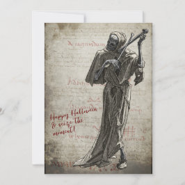 Musikalisches SterbeHalloween Feiertagskarte