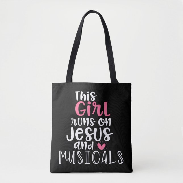 Musikalisches Theater Geschenke Teen Girl läuft au Tasche (Vorderseite)