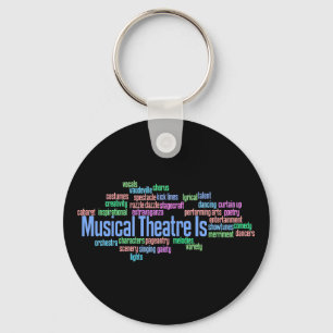Musikalisches Theater ist Schlüsselanhänger