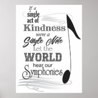 Musikalisches Zitat-Poster
