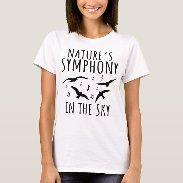 Musikalwald der Natur T-Shirt (Vorderseite)